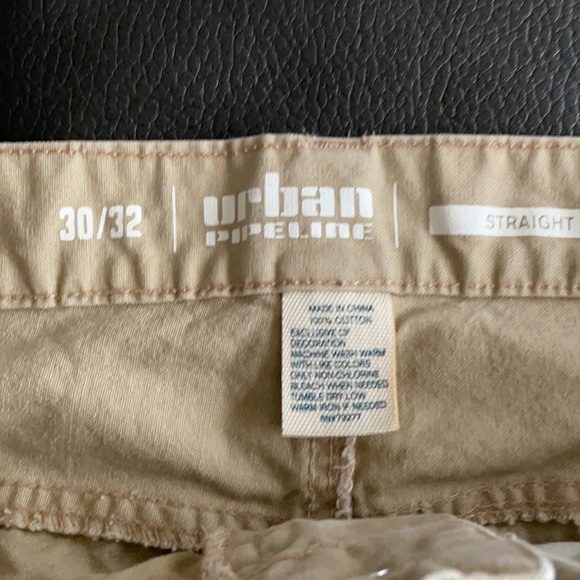 Men’s Urban Pipeline Chino Straight Leg Pants in Khaki color Size 39x32 - Picture 4 of 4